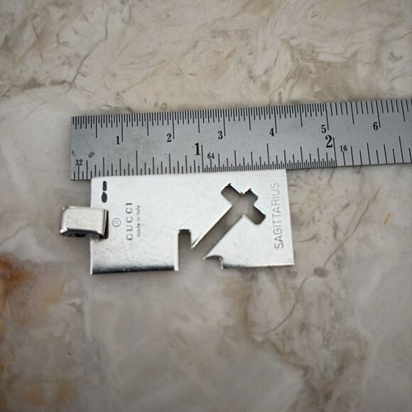 Gucci 925 Sterling Silver Pendant Zodiac Collection Sagittarius Unisex - Picture 5 of 7